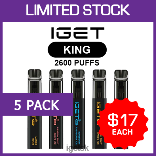 IGET Bar Sale - king - 2600 ťahov - 5 bal LR6L68475