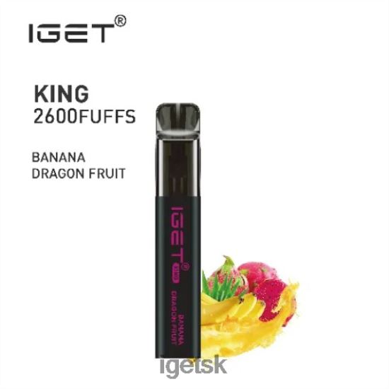 IGET Bar Shop - king - 2600 ťahov LR6L68570 banán dračie ovocie