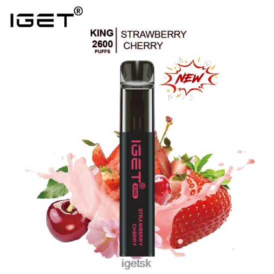 IGET Vape Sale - king - 2600 ťahov LR6L68574 jahodová čerešňa