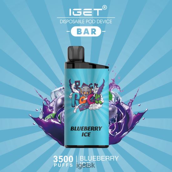 IGET Bar Sale - bar - 3500 ťahov LR6L68525 čučoriedkový ľad