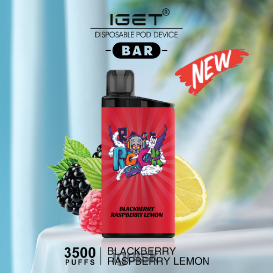 IGET Shop - bar - 3500 ťahov LR6L68643 černica malina citrón