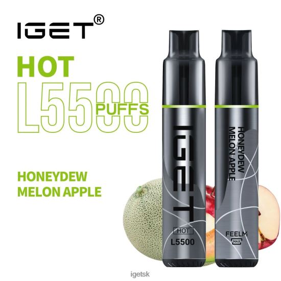 IGET Shop - hot - 5500 ťahov LR6L68593 medový melón jablko