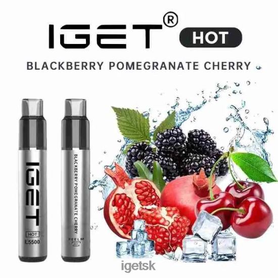 IGET Vape Sale - hot - 5500 ťahov LR6L68650 ostružina granátové jablko čerešňa