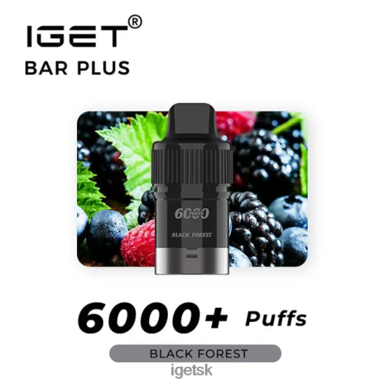 IGET Vape Sale - bar plus pod 6000 ťahov LR6L68265 čierny les