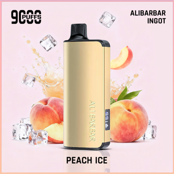 22-1.png Alibarbar Ingot Peach Ice 9000 Puffs