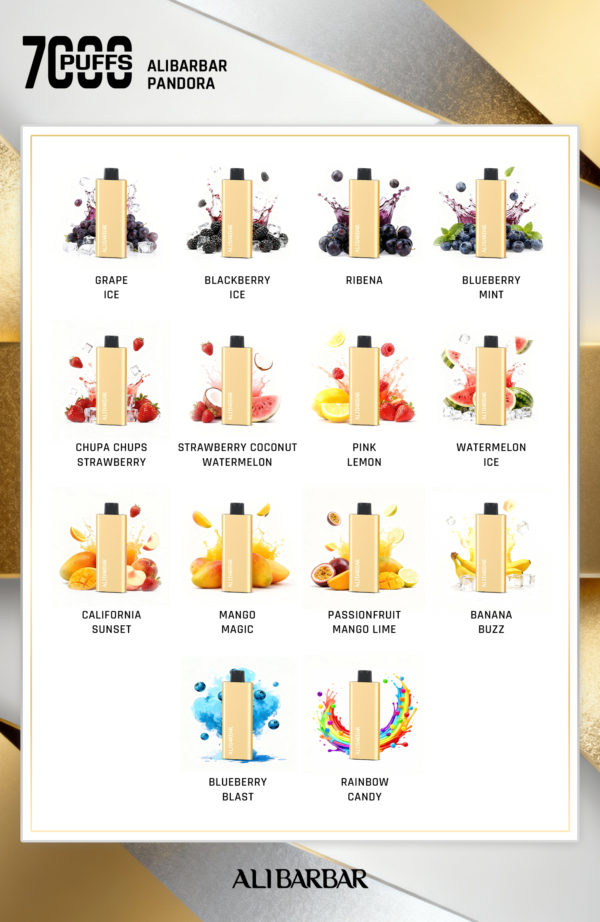 Alibarbar Pandora Mango Magic 7000 Puffs