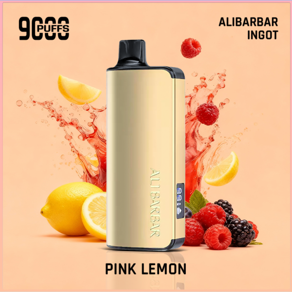 8-1.png Alibarbar Ingot Pink Lemon 9000 Puffs