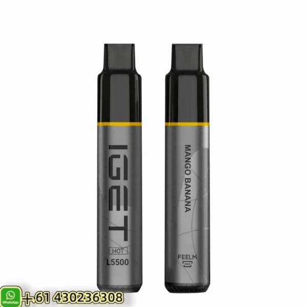 IGET HOT Banana Ice 5500 Puffs