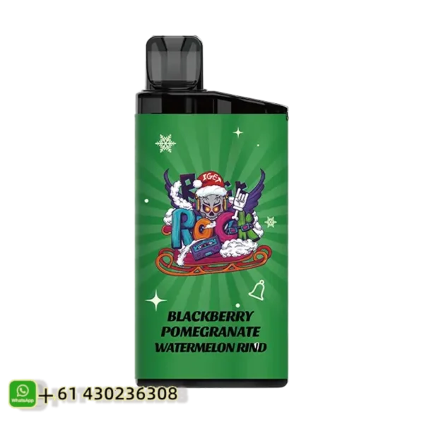 blackberry-pomegranate-watermelon-rind-iget-bar.webp IGET BAR Watermelon Rind 3500 Puffs