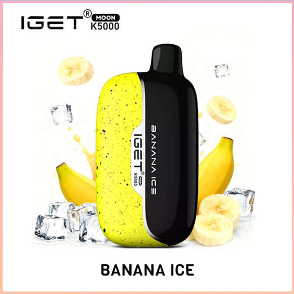 IGET MOON Banana Ice 5000 Puffs